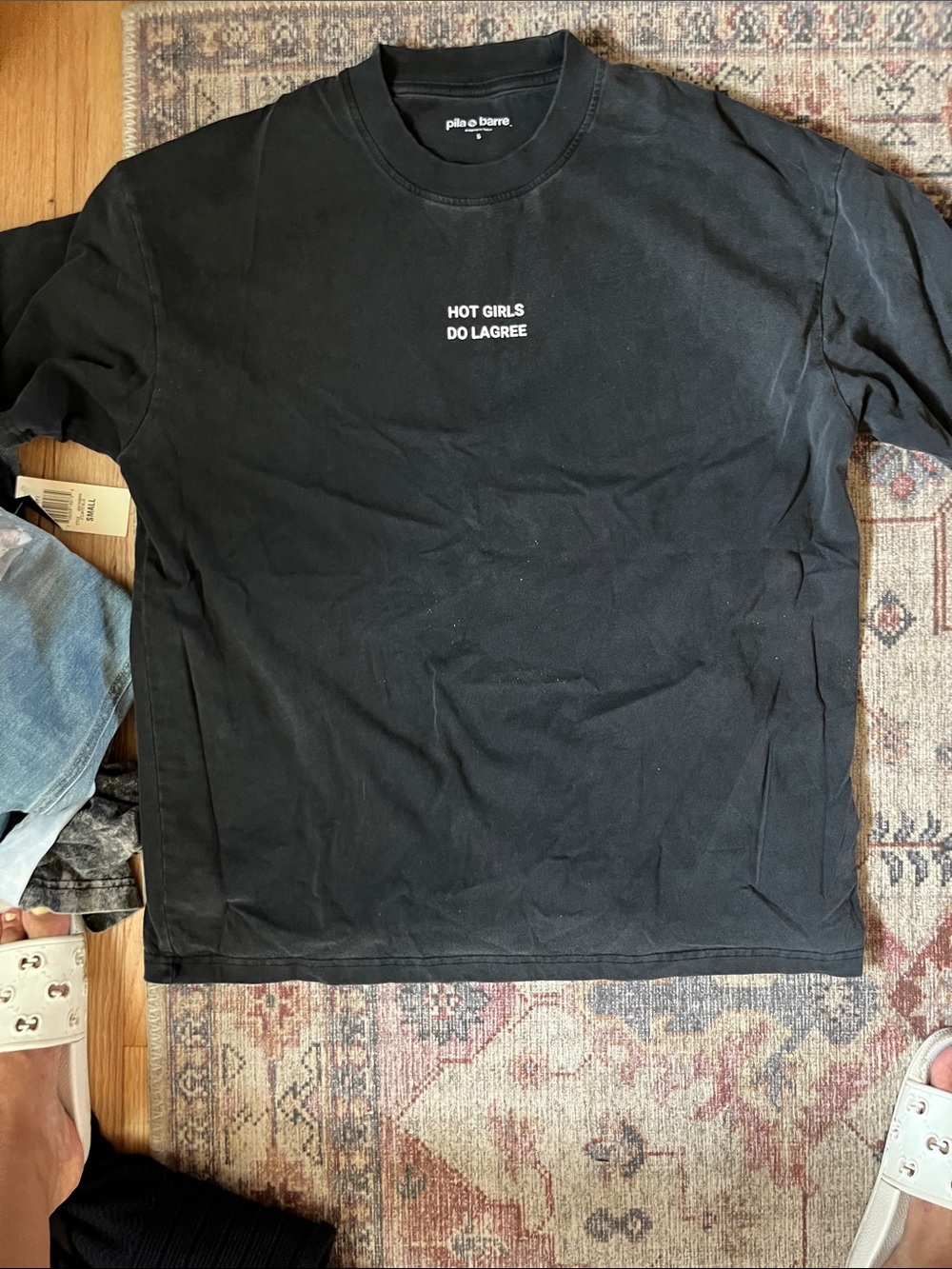 Pilates post pre work out shirt